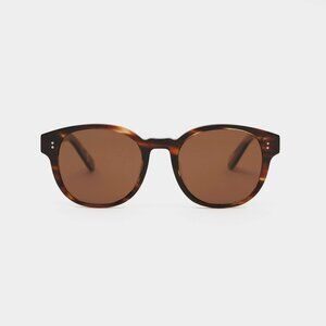 KayTran Reese Sunglasses in Amber Honey